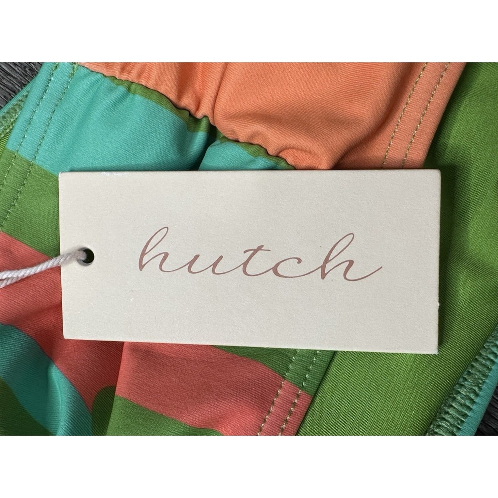 Hutch Bikini Trendy Colorful Swimsuit Set Size M Retro Swirl Ruffle NEW - Picture 10 of 11